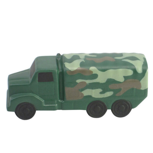 PU Foam Realistic Camouflage Car Shaped Stress Reliever with Customized Logo - Image 3