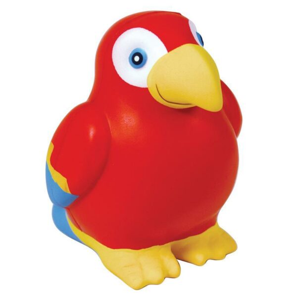 PU Foam Red Parrot Shaped Stress Reliever